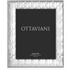 Ottaviani Portafoto 'Bagliori Portafoto Realizzato in Argento con Finitura Miro Silver. Misure: Dimensione Foto cm 20x25; Dimensione Cornice cm 27,3x31,3. La referenza è 3016