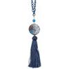 IN LEBOLE Collezione The Circle DCL18BLU PuttoCollana da Donna in Ottone Pietra Azzurra