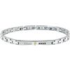 Maserati Jewels Bracciali Uomo in Acciaio, diamante, IP oro giallo - JM521ATY12