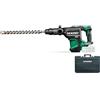 HIKOKI Martello perforatore a batteria DH3640DA, registrazione: SDS-max (36 V, velocità a vuoto 2800 min-1, energia d'impatto (secondo EPTA 5.0): 9,0 J, motore senza brushless, in valigetta di
