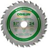 Oshlun SBW-054024 - Lama per sega ATB per uso generico e taglio, 5-3/8, 24 denti, con albero da 20 mm (boccole da 5/8 e 10 mm)