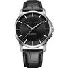 Sea Gull SEA-GULL Seagull Orologio meccanico automatico da uomo ufficiale genuino semplice business da uomo impermeabile con cristallo di zaffiro, Nero , Cinturino