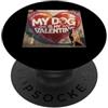 Belgian Malinois Puppy Lover PS Il mio cane è il mio San Valentino Malinois Street Graffiti PopSockets PopGrip Adesivo