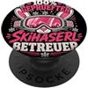 Funny Alpine Rabbit Winter Sports Graphi Skihaserl Betreuer Bunny - Maschera da sci con grafica, colore: Rosa PopSockets PopGrip Adesivo