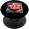 Dalmatian Puppy Lover PS Il mio cane è il mio San Valentino Dalmatian Street Graffiti PopSockets PopGrip Adesivo