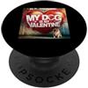 Chow Chow Puppy Lover PS Il mio cane è il mio San Valentino Chow Chow Street Graffiti PopSockets PopGrip Adesivo