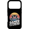 Gaming Workout Gamer Gym Motivation Custodia per iPhone 17 Pro Gamer Fitness Sudore Ora Vinci Più Tardi Allenamento
