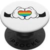 Disney Mickey Mouse Rainbow Hands PopSockets PopGrip Intercambiabile