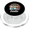 Straight Trippin' Croatia Bound Traveler I Followed My Heart It Led Me To Croazia Trip Vacation Tour PopSockets PopGrip per MagSafe