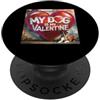 Boxer Puppy Lover PS Il mio cane è il mio San Valentino Boxer Street Graffiti PopSockets PopGrip Adesivo