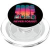 Never Forget Meme 90s Tech Millennial Hu Non dimenticare mai Meme 90s Tech Nostalgia Vintage Computer PopSockets PopGrip per MagSafe