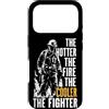Fireman Wildfires Wildland Firefighters Custodia per iPhone 17 Pro The Hotter The Fire The Cooler The Fighter Citazione Pompiere