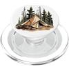 Campers Adventure Co Campeggio forestale, avventura per amanti della natura, tenda di tela PopSockets PopGrip per MagSafe