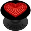 Cute Valentine Love Design Store T-shirt grande cuore rosso San Valentino Love Heart, Infinity Heart PopSockets PopGrip Adesivo