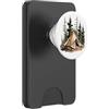 Campers Adventure Co Campeggio forestale, avventura per amanti della natura, tenda di tela PopSockets PopWallet per MagSafe