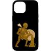 aquarius zodiac steampunk robot gear art Custodia per iPhone 15 Acquario Steampunk Zodiac Waterbearer Gear