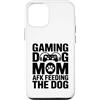 Dog Lover Gamer Mom Custodia per iPhone 12/12 Pro Gioco Cane Mamma AFK Nutrire Il Cane Divertente