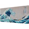 Grupo Erik Tappetino Mouse XXL La Grande Onda di Kanagawa - Tappetino Scrivania Impermeabile e Antiscivolo 80x35 cm | Mousepad, Accessori Gaming per Scrivania