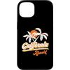 KAEDAM Gifts: California Cities Custodia per iPhone 13 Arnold California Retro anni '70 Sun Palm Trees Novità Souvenir