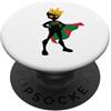 Ebony Fuller Shopp Little Mister Juneteenth Futuro Re Nero Figlio Melanin Ragazzi PopSockets PopGrip Adesivo