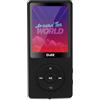 D-JIX - M800 Lettore MP4 Bluetooth 5.0 - 8GB Memoria Interna - Schermo 2.4" TFT - MicroSD fino a 64GB - Dittafono con Microfono Integrato - 25 Ore di Autonomia - USB-C - Nero