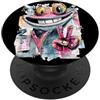 Urban Hip Hop Canine Character Graphics Cool Pitbull Mascot Graffiti Street Graphic Occhiali da sole Cane PopSockets PopGrip Adesivo