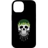 Aromantic Pride Month Gothic Dripping Sk Custodia per iPhone 14 Aromantic Gocciolante Cranio Horror Orgoglio Mese Estetica Scuro