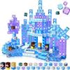 Magneverse Costruzioni Magnetiche | 100 Pezzi Blocchi Magnetici - Costruzioni Magiche Mondo di Ghiaccio | Giocattolo STEM Sensoriale per Bambini 3+ Anni | Regalo Pasquale per Ragazzi e Ragazze