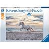 Ravensburger - Puzzle Cavallo in Spiaggia, 500 Pezzi, Idea regalo, per Lei o Lui, Puzzle Adulti