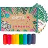 KNETÄ Set di 8 plastiline per bambini a partire da 1 anno I plastilina vegana e non tossica (set da 8)