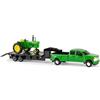 John Deere 1/64 4020 Tractor with Ford Truck & Trailer