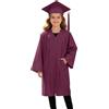 Generico Set Toga e Tocco per Bambini Ragazzi e Ragazze 2026 Costume Laurea con Chiusura Bambini Unisex con Toga Tocco e Nappa Studenti Elementare Medi Linea Travestimento 4-12 Anni
