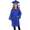 Generico Set Toga e Tocco per Bambini Ragazzi e Ragazze 2026 Costume Laurea con Chiusura Bambini Unisex con Toga Tocco e Nappa Studenti Elementare Medi Linea Travestimento 4-12 Anni
