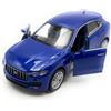 Toi-Toys Welly Modellino auto Maserati Levante SUV, auto in miniatura, scala 1:39 / lunghezza 12 cm, blu
