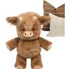 DAWCBVJQ Peluche Muccas Che Corre 45x25x15cm Peluche Di Cinghiale, Vitello Che Corre Morbido Giocattolo, Muccas Di Peluches, Cuscino Muccass Di Peluches In Corsa Per Cameretta, Casa