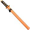 WOONEKY Giapponese in Legno per Cosplay Katana da Gioco e Adulti Leggera e Maneggevole Giocattolo di Legno per Attività Interattive e Accessorio Costume Colore Casuale Colore Casuale