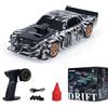 wheelfun 1/43 RC Scala RTR Race Car Telecomando Drift 4WD Mini Sistema di Luci RTR ad alta velocità Quattro Ruote Motrici Modello di auto da corsa (Stampa Zebra),