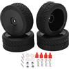 Shanrya Ruote 1/14, Pneumatici per auto RC resistenti all'usura Ruote Pneumatico in gomma per 144001 Veicolo RC 1/14 OFF Road