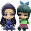 Zhongkaihua 2pcs Jinshi e Maomao Figura Seduto nella Palma Figurine Anime Q Figura Modello in PVC Mini Statua per Ornamenti Desktop