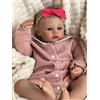 ZIYIUI 20inch 55cm Bambole Reborn Femmina Silicone Bambole Reborn Originali bambolotti Che sembrano Veri Reborn Baby Dolls realistica Neonato Toddler Maschio Occhi Aperti (1)