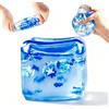 TYURJYR Stress Cube Squishys, Palline Antistress Ice Cube, Giocattolo Antistress A Forma Di Cubo, Palla Anti-stress Con Fiocchi, Cube Anti-stress Resistente E Morbido Da Spremere per Adulti (A-1Pcs)