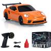 wheelfun 1/43 RC Drift Car,Telecomando Mini Drift Auto 4WD Auto Da Corse Giocattoli Radio Luci Traffico Sicurezza Coni RTR Giocattolo Regalo