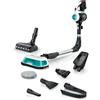 Bosch Scopa elettrica lavapavimenti 2in1 Unlimited 7 ProHygienic Aqua Bianco (Bosch BCS71HYG4 Cordless 2-in-1 hoover)