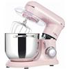 Kitchen in the box Fab by Kitchen in the box Impastatrice Planetaria, 8L Planetaria Professionale 2000W, 10 Velocità con Uncino Impastatore, Mescolatore e Frusta Sbattitrice (Rosa)