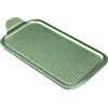 RISOLI' | DR. GREEN FINGERgrill 32x16cm, Piastra Antiaderente Ecologica per Finger Food, Carne, Pesce e Verdure, Made in Italy