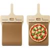 Generico AH Store Pala Barella per Pizza Peel Scorrevole Con Manico in Legno 55x35x0,7 cm - Ultraleggera Antiscivolo per Forno Pizza Domestico, Forno a Legna e Barbecue