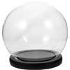 Gatuida Copertura in Fiore Conservata Cupola Della Torta Abbina Cloche Luci Per Camera Leggero Appendiabiti Per Piante in Macramè Base Espositiva a Led Piante Da Terrario Plastica