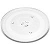 vhbw piatto compatibile con Samsung CE287DN/XEG, CE287CNR/BWT, CE287DN forni a microonde - Base girevole con attacco a Y, 28,8 cm, vetro trasparente