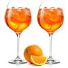 ZoneYan Calici Plastica Rigida Lavabili, 2 Pezzi Calici Vino Plastica 480ml, Bicchieri Plastica Rigida Lavabili, in Tritan, BPA-Free, Bicchieri Vino Rosso, Vino Bianco (B)