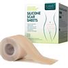 XINSZLIN Cerotti in Silicone per Cicatrici (4cm x 300cm) - Rotolo in Silicone Medico per Trattamento Cicatrici da Interventi, Taglio Cesareo e Acne - Ritagliabile, Riutilizzabile e Delicato sulla Pelle